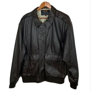 SALE American Born Type A-2 Leather Flight Jacket